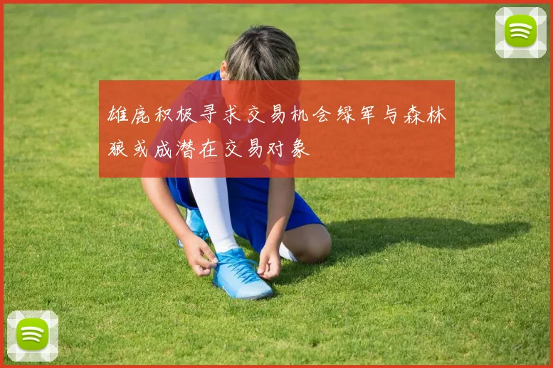 雄鹿积极寻求交易机会绿军与森林狼或成潜在交易对象